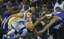 Curry sobresalió en el Warriors-Kings y Cousins fue expulsado