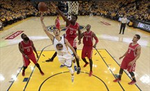Warriors-Rockets, partido estrella de la primera jornada de playoffs