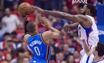 Russell Westbrook se fractura una mano durante el Clippers-Thunder