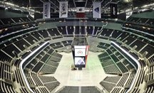 Imagen del Arena de Ciudad de México donde jugarán hoy Spurs y Heat