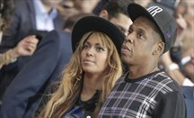 Beyoncé asiste a un partido con Jay Z