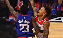 Lou Williams anota en el Clippers-Wizards