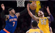 Una instantánea del Lakers-Knicks que supuso un doble récord