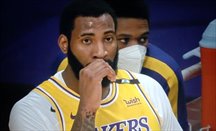 Andre Drummond se lesiona en su debut con los Lakers