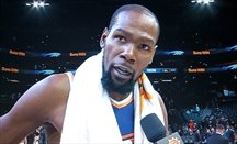 Kevin Durant pasa a Carmelo Anthony para ser el noveno anotador de la historia