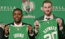 Los Celtics presentan oficialmente a Irving y Hayward