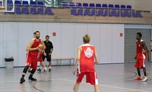 Marc Gasol, entrenando en Girona con jóvenes jugadores