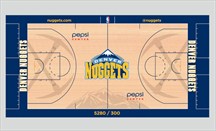 La nueva pista de los Denver Nuggets para la temporada 2015-16