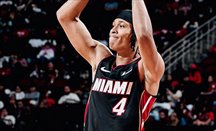 R.J. Hampton con Miami Heat esta temporada