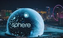 Imagen del pabellón Sphere en Las Vegas