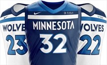 Las nuevas camisetas de Minnesota Timberwolves
