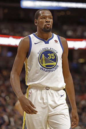 Kevin Durant lideró la anotación de Warriors