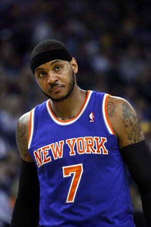Carmelo Anthony no parece contento con el rumbo marcado por Phil Jackson en los Knicks