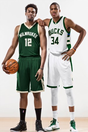 Los nuevos uniformes que utilizará Milwaukee Bucks tanto en casa como fuera