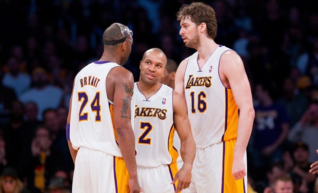 Para Bryant, Fisher y Gasol fueron sus mejores compañeros en Lakers