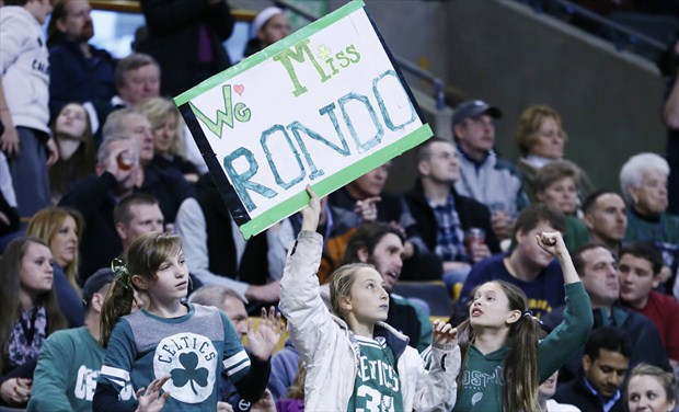 La afición de los Celtics va a echar de menos a Rondo