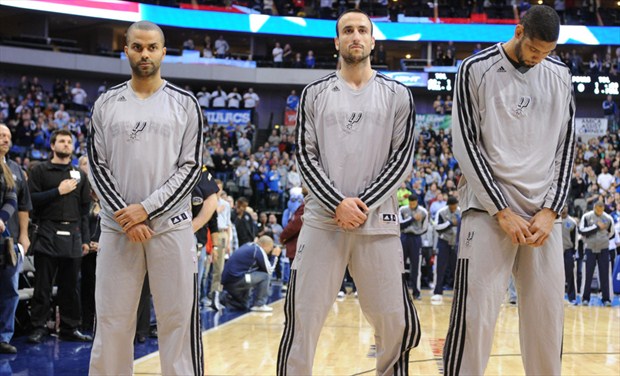El trío ganador de los Spurs sigue haciendo historia