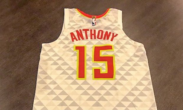Camiseta de Hawks de Carmelo Anthony