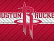 Logo Rockets sobre fondo rojo