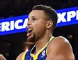 Curry sumó 31 puntos y 11 asistencias en el triunfo de Warriors