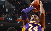 Kobe Bryant falló anoche 16 tiros para sumar 13.421 errores en su carrera NBA
