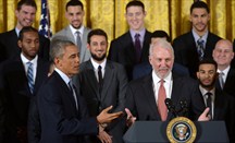Popovich visitó a Obama en la Casa Blanca cuando los Spurs ganaron su último título