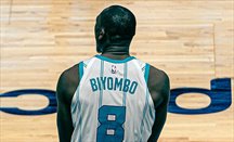 Biyombo en su etapa antrior en la NBA