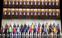 La NBA presenta en California las equipaciones de las 30 franquicias