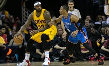 LeBron y Westbrook, premiados por la NBA en febrero