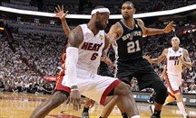 LeBron James y Tim Duncan vuelven a enfrentarse en unas Finales