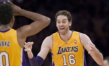 La química de Pau Gasol y Kendall Marshall empuja a los Lakers y fulmina a Utah