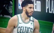 Los Celtics entran en los playoffs con 50 puntos de Tatum