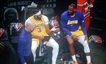 Lakers vence a los Nets en el regreso de Anthony Davis