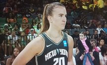 Sabrina Ionescu en el Concurso de Triples del All-Star de la WNBA