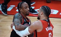 DeRozan y Brooks expulsados en un nuevo triunfo de Rockets