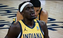 Indiana Pacers gana a los Lakers bajo el impulso de Siakam y Haliburton