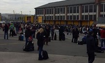Foto del aeropuerto de Bruselas subida a Facebook por Mutombo