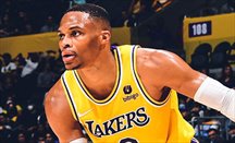 Westbrook se lesiona como suplente y Lakers pierde por 47 puntos