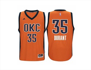 El nuevo uniforme alternativo naranja de los Oklahoma City Thunder