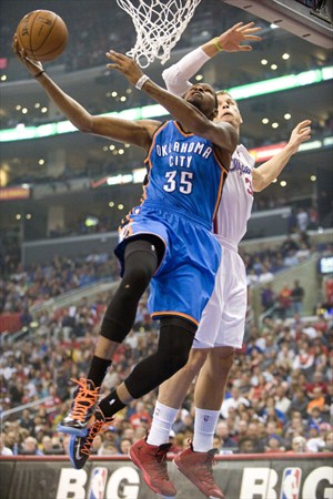 Kevin Durant decidió el partido que enfrentó a Clippers y Thunder