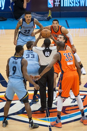 Kevin Durant brilló en el Thunder-Grizzlies jugado anoche