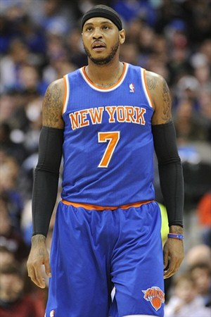 Carmelo Anthony duda entre quedarse en los Knicks o irse a los Bulls