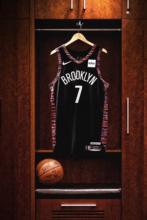 La camiseta de Durant con los Nets