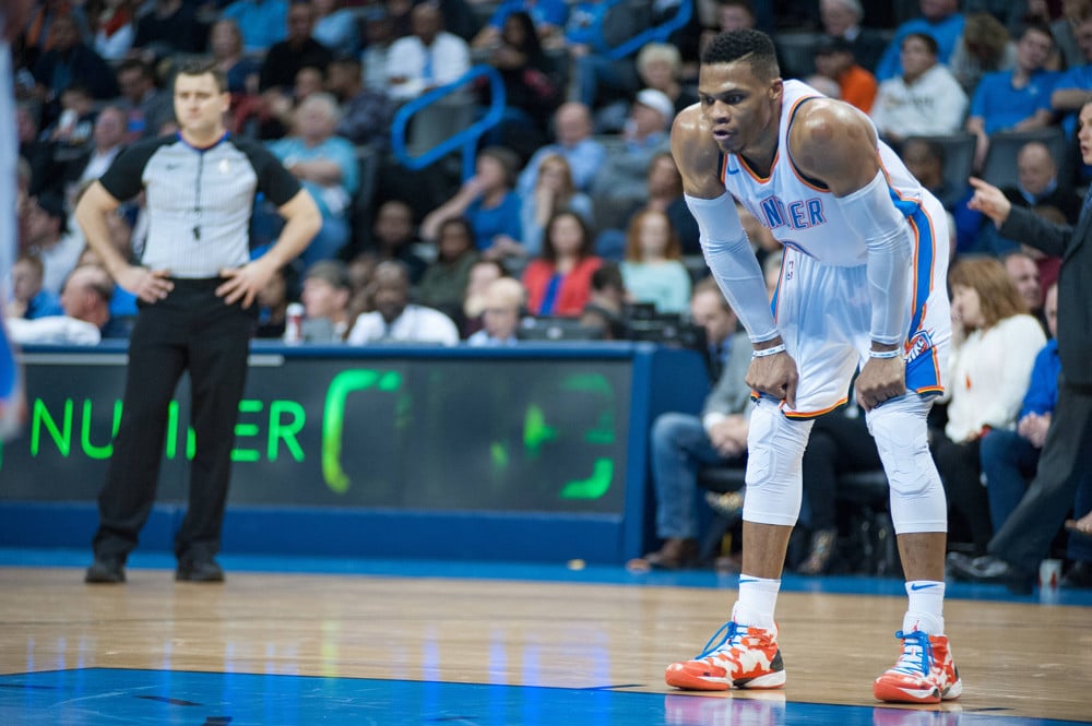 Westbrook, primer jugador en promediar un triple-doble en 2 temporadas