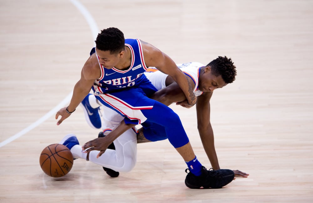 Embiid, Simmons y Fultz empiezan la preparación a todo trapo