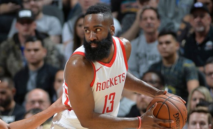 Houston Rockets mete 28 triples con un espectacular Harden