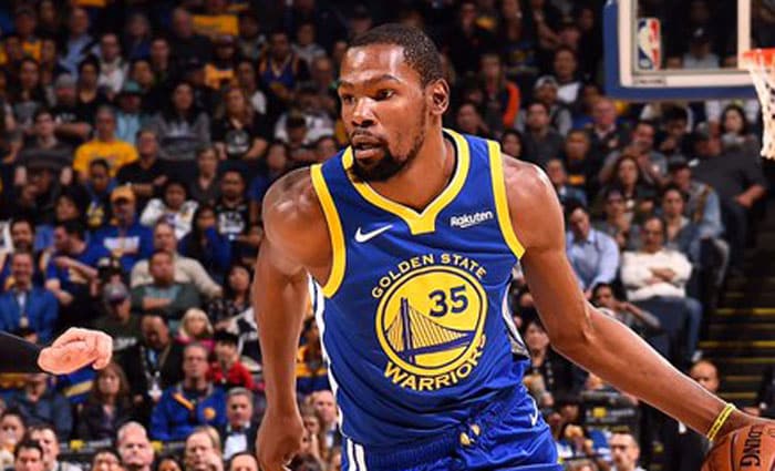 Kevin Durant vive su mejor noche en el tiro