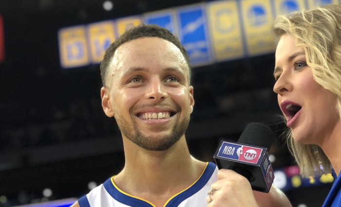 Stephen Curry ya es el máximo triplista de la historia en los playoffs