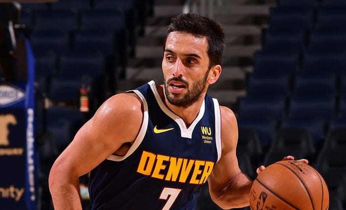 Discreto debut de Campazzo y gris regreso de Rubio a Minnesota