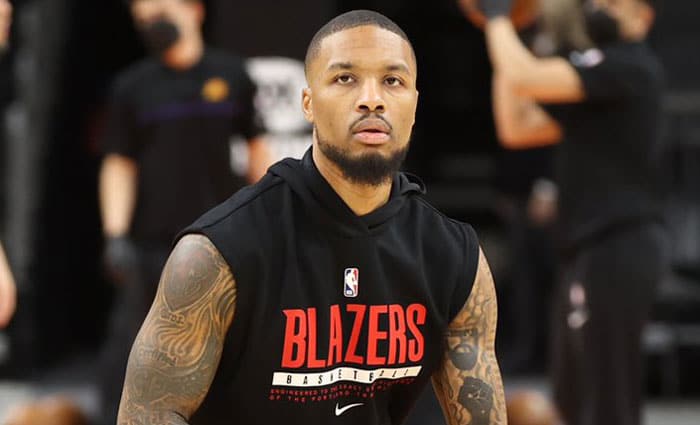 Noche de récords de Damian Lillard: 55 puntos y 12 triples